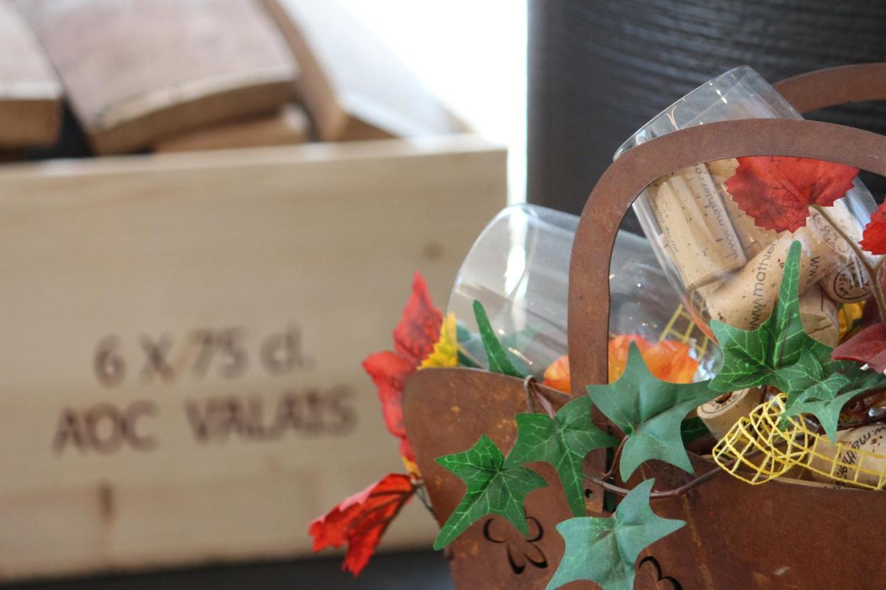 Bnb Vino Veritas Salgesch ภายนอก รูปภาพ